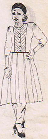 skirt n bodice stlye ladies shirt